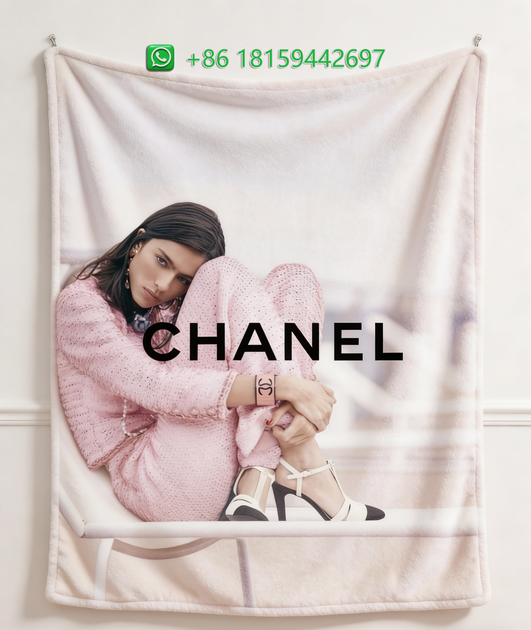 Chanel Throw Blankets